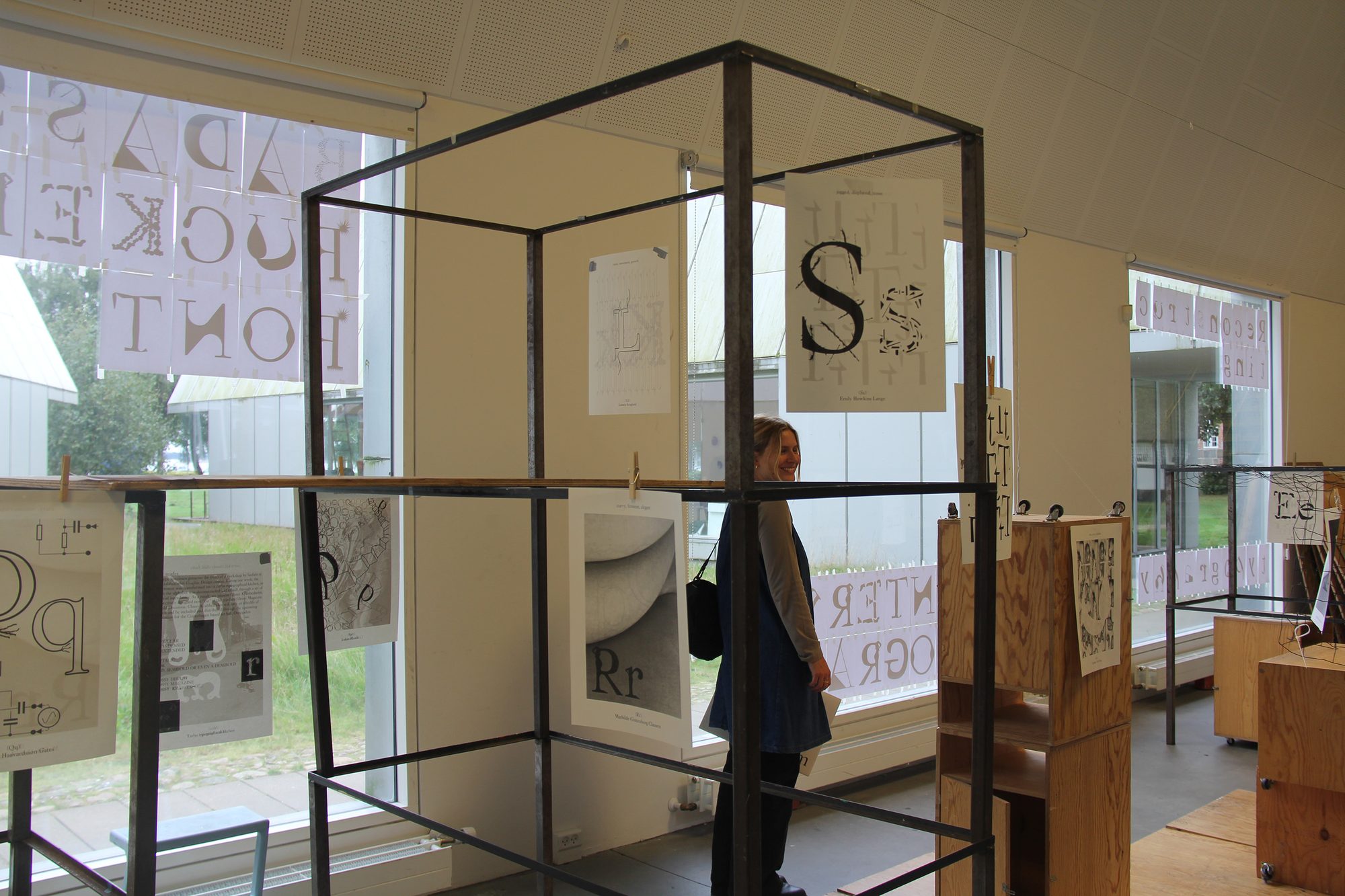 Typographic kitchen — exhibition at Fanfare